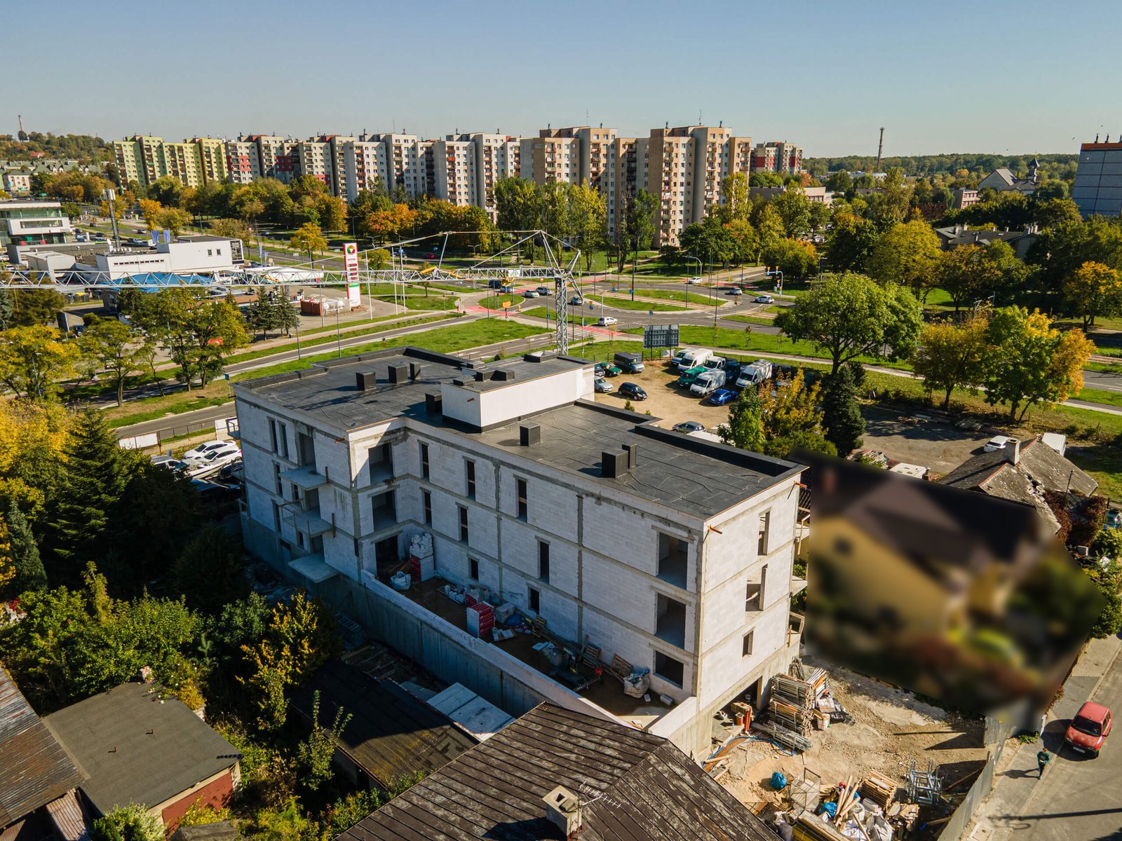 Budowa październik 2026 – widok od strony dziedzińca
